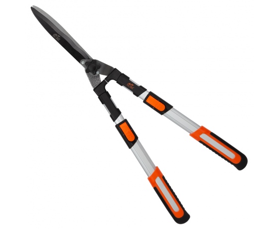 Фото 2 - Ножницы для кустов телескопические алюминиевые рукоятки 711-833мм FLORA (5024414)