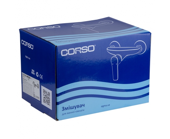 Фото 4 - Смеситель LUGANO Ø25 для душа CORSO (CH-1D147C) (9620300)