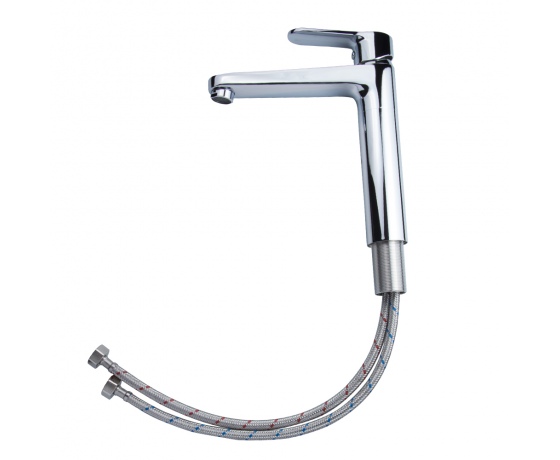 Фото 4 - Смеситель MARMORE Ø35 для раковины литой высокий на гайке CORSO (DB-1A638C) (9623010)