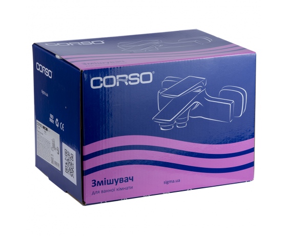 Фото 9 - Смеситель LIRI Ø35 для ванны литой CORSO (DF-1C140C) (9632200)