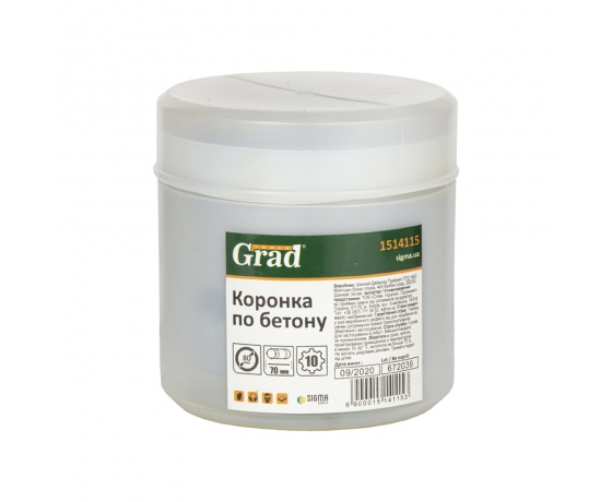Фото 5 - Коронка по бетону Ø80×70мм 10 зубцов (тубус) GRAD (1514115)