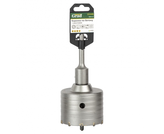 Фото 4 - Коронка по бетону Ø80×70мм 10 зубцов + хвостовик 110мм SDS-plus GRAD (1514405)