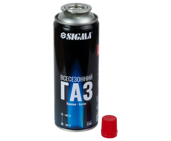 Фото 3 - Баллон газовый всесезонный 220г SIGMA (2901851)