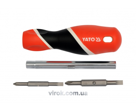 Фото 2 - Викрутка YATO з двосторонніми насадками 4 шт