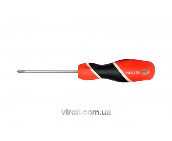 Фото 2 - Викрутка хрестова YATO PH0 х 75 мм