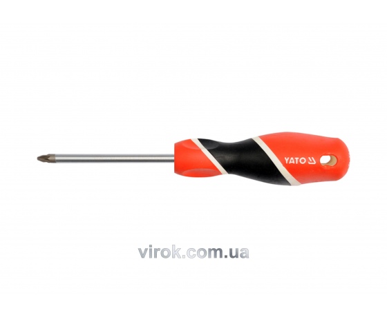 Фото 2 - Викрутка хрестова YATO PZ1 х 75 мм