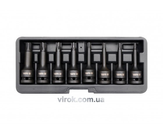 Фото 2 - Набір насадок викруткових ударних YATO RIBE 1/2
