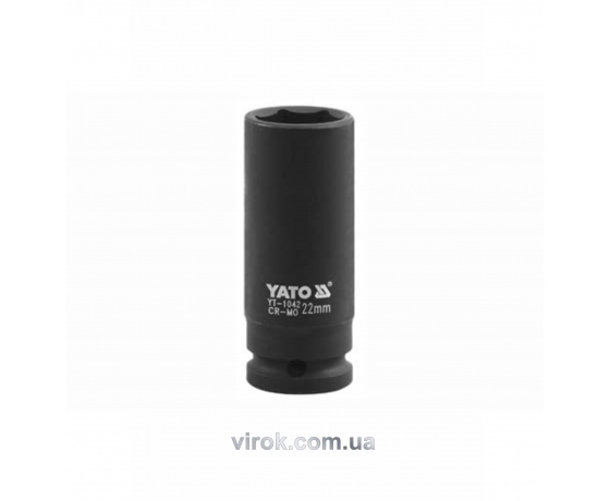 Фото 2 - Головка торцева ударна шестигранна YATO 1/2