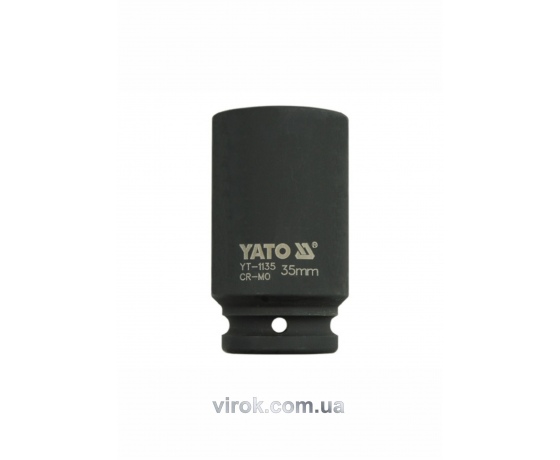 Фото 2 - Головка торцева ударна шестигранна YATO 3/4
