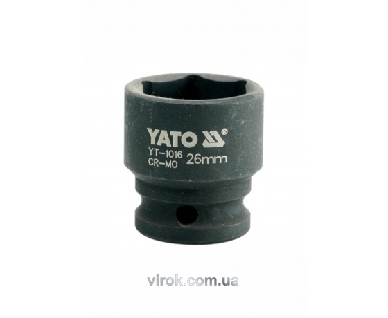 Фото 2 - Головка торцева ударна шестигранна YATO 1/2