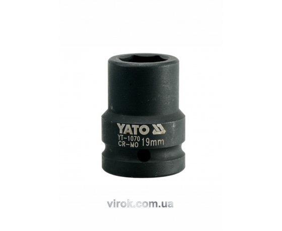 Фото 2 - Головка торцева ударна шестигранна YATO 3/4