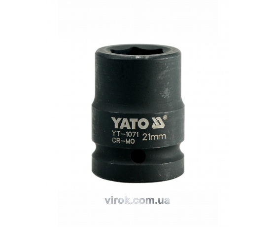 Фото 2 - Головка торцева ударна шестигранна YATO 3/4