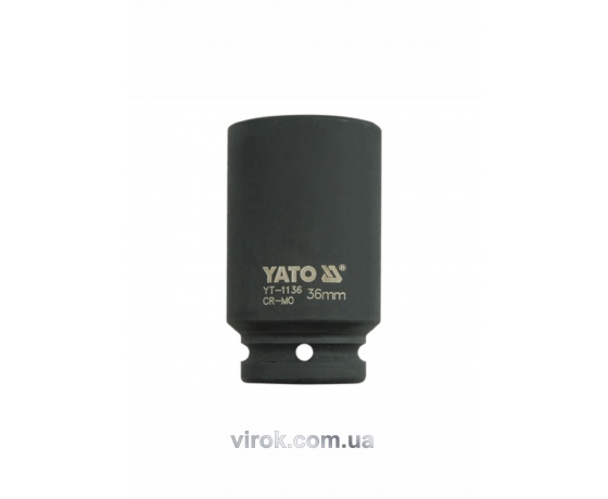Фото 2 - Головка торцева ударна шестигранна YATO 3/4