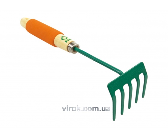 Фото 2 - Граблі-міні садові металеві FLO 300 мм 5 зубів