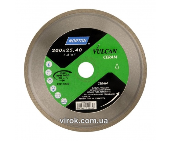 Фото 2 - Диск алмазний VULCAN TILE по кераміці Ø=200x25.4 мм