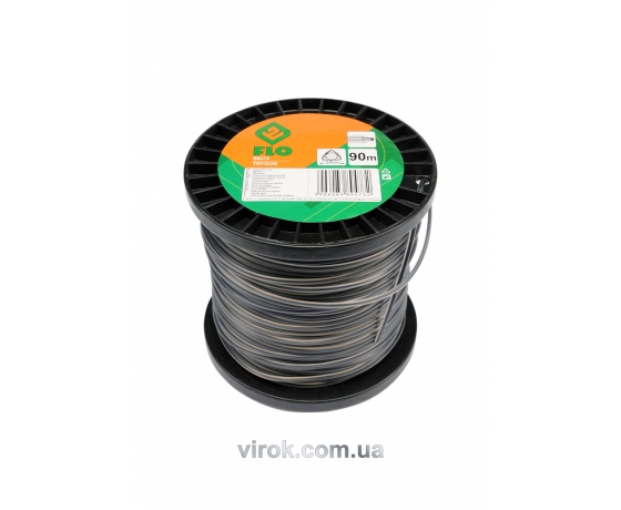 Фото 2 - Жилка для тримера 3-кутна на котушці FLO 2.4 мм x 90 м