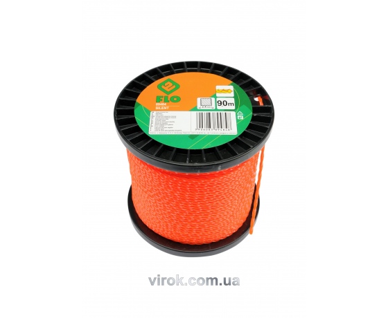 Фото 2 - Жилка для тримера квадратна на котушці FLO 2.4 мм х 90 м