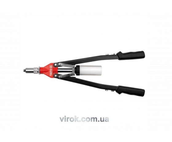 Фото 2 - Заклепочник дворучний YATO для нітів Ø=3.2; 4; 4.8; 6; 6.4 мм 525 мм