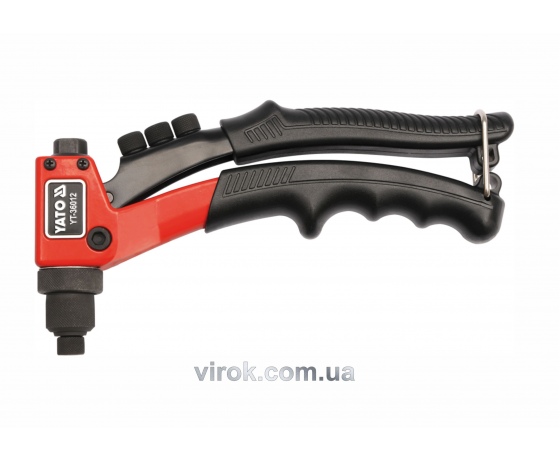 Фото 2 - Заклепочник ручний YATO для нітів Ø=2.4, 3.2, 4, 4.8 мм 200 мм