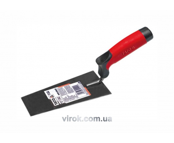 Фото 2 - Кельма трапецевидна з нержавійки YATO 165 х 80 х 55 мм