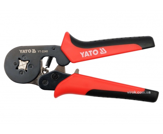 Фото 2 - Кліщі для обтискання та зачистки проводів YATO 180 мм