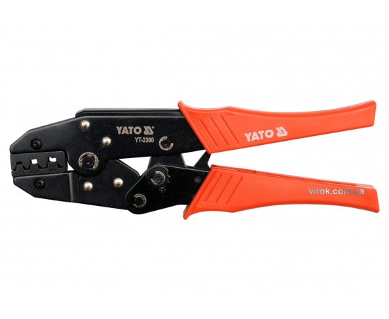 Фото 2 - Кліщі для обтискання і зачистки проводів YATO 230 мм