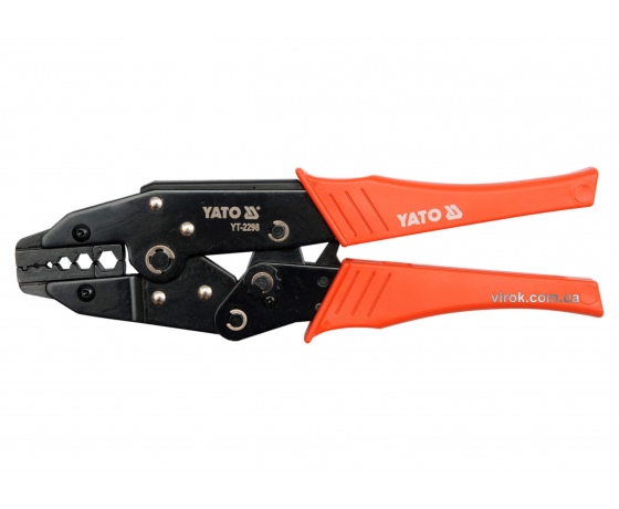Фото 2 - Кліщі для обтискання і зачистки проводів YATO 240 мм