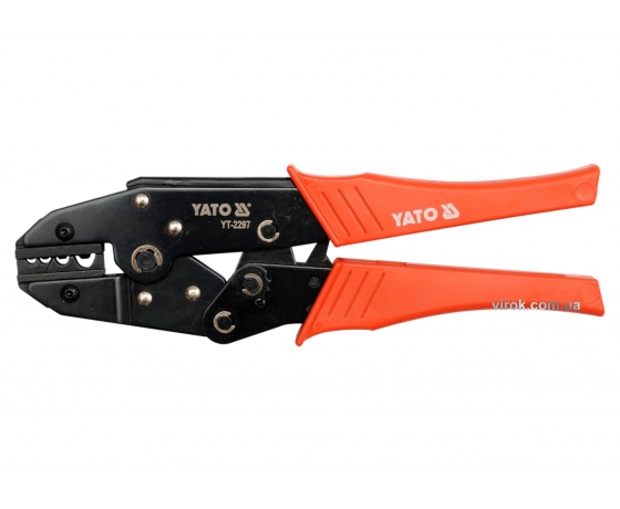 Фото 2 - Кліщі для обтискання і зачистки проводів YATO 230 мм