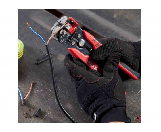 Фото 3 - Кліщі для обтискання і зачистки проводів YATO 205 мм