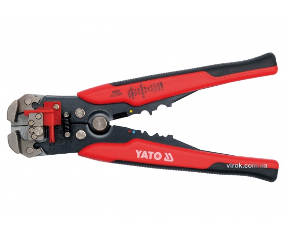 Фото 2 - Кліщі для обтискання і зачистки проводів YATO 205 мм
