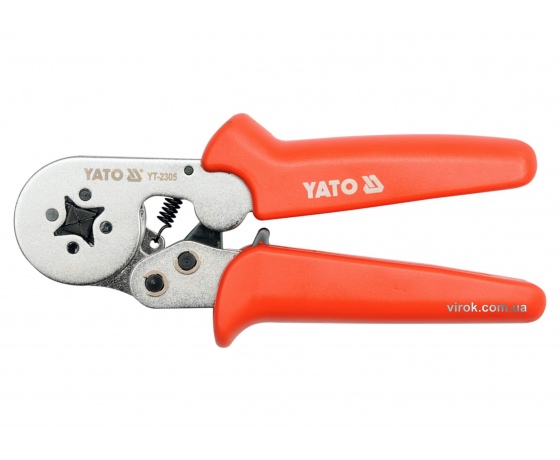 Фото 2 - Кліщі для обтискання і зачистки проводів YATO 175 мм