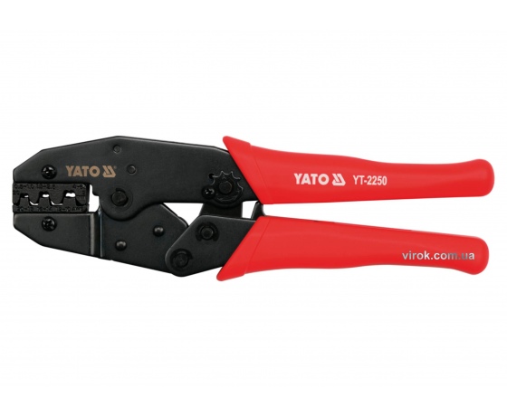 Фото 2 - Кліщі для обтискання і зачистки проводів YATO 220 мм