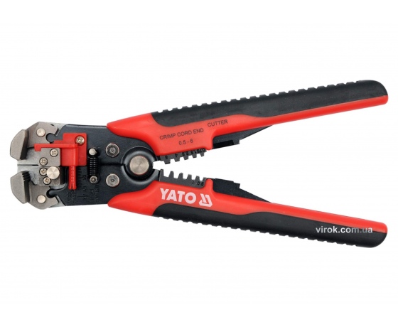 Фото 2 - Кліщі для обтискання і зачистки проводів YATO 210 мм