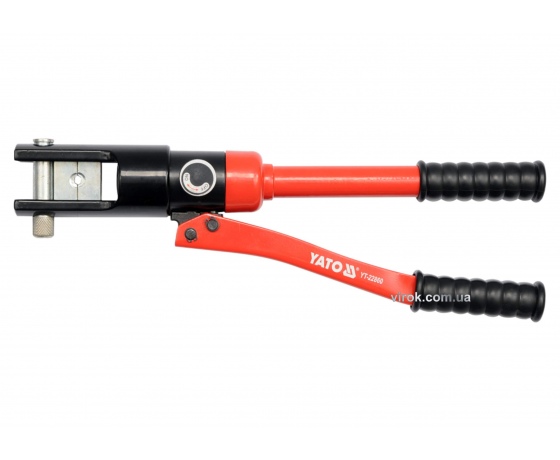 Фото 2 - Прес-кліщі гідравлічні для обтискання проводів Ø10-120 мм YATO 415 мм