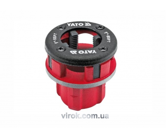 Фото 2 - Клуп для нарізання різьби на трубах YATO 3/4