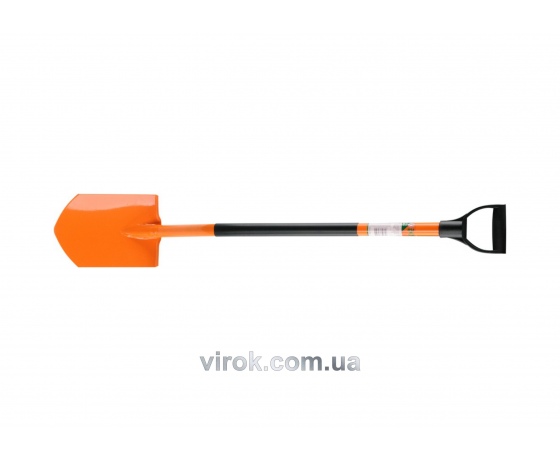 Фото 2 - Лопата штикова з металевою ручкою FLO 118 см