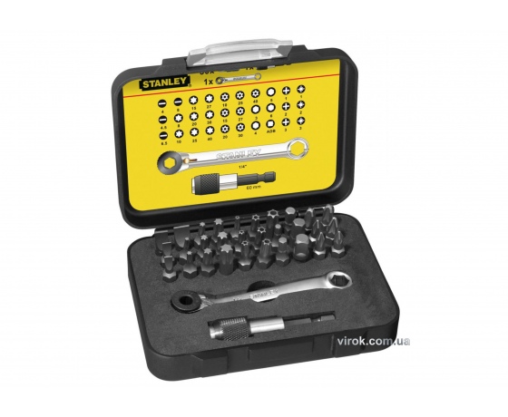 Фото 2 - Набір насадок викруткових STANLEY 