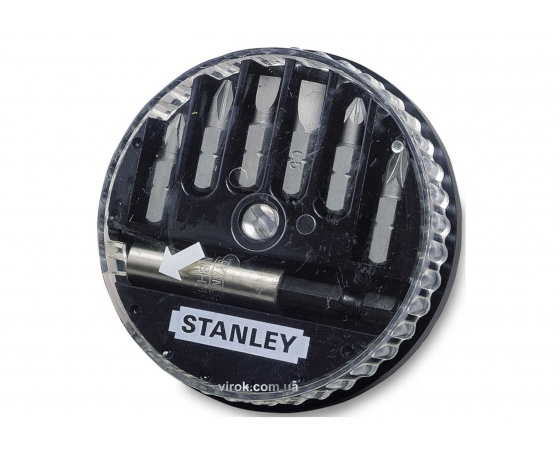 Фото 2 - Набір насадок викруткових STANLEY з тримачем 1/4