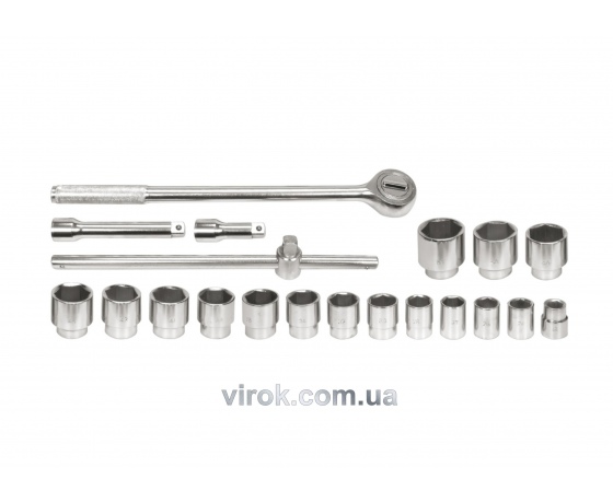 Фото 2 - Набір головок торцевих VOREL 3/4