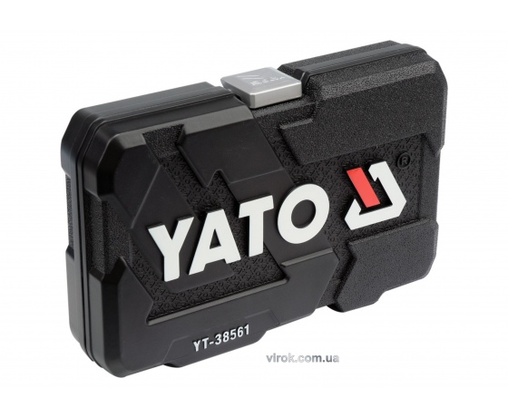 Фото 4 - Набір головок торцевих YATO 3/8'' М6-22 мм 22 шт