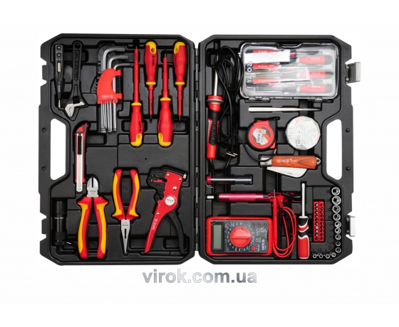 Фото 4 - Набір інструментів для електриків YATO 68 предметів