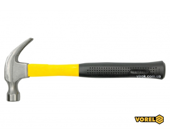 Фото 2 - Молоток столярний VOREL з скловолоконною ручкою 600 г