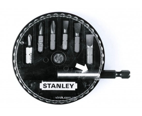 Фото 2 - Набір насадок викруткових STANLEY з тримачем 1/4