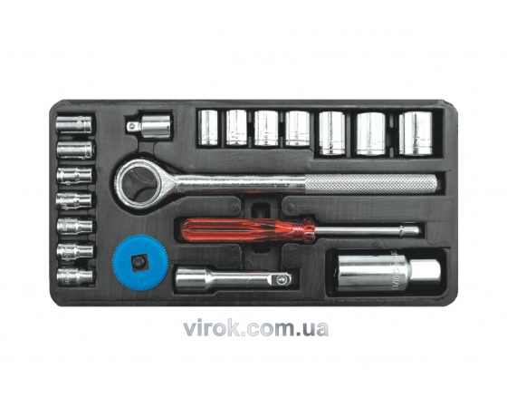 Фото 2 - Набір головок торцевих VOREL 1/4