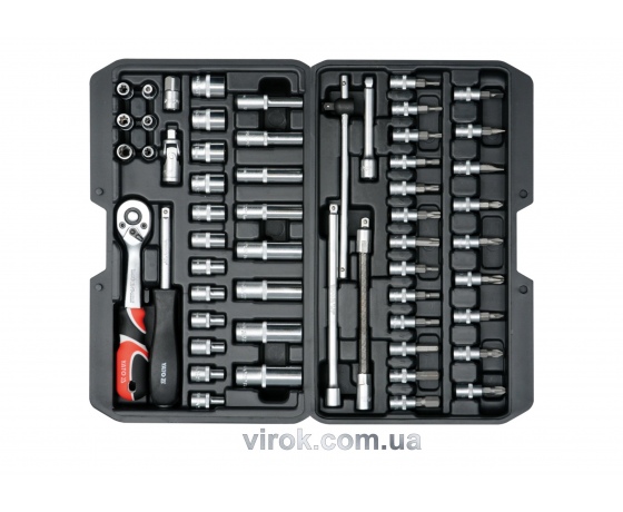 Фото 2 - Набір інструментів YATO 56 предметів