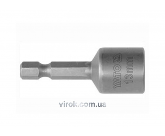 Фото 2 - Насадка торцева магнітна YATO HEX-1/4