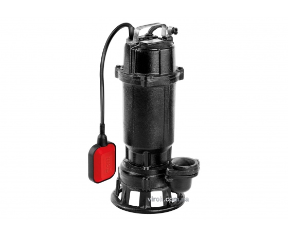 Фото 2 - Насос чавунний для брудної води з подрібнювачем YATO 750 Вт 16000 л/год 13 м