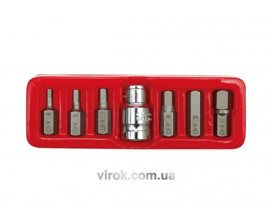 Фото 2 - Набір насадок викруткових VOREL 1/2