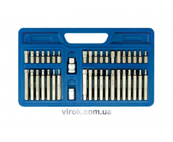 Фото 2 - Набір насадок викруткових VOREL з перехідниками 40 шт