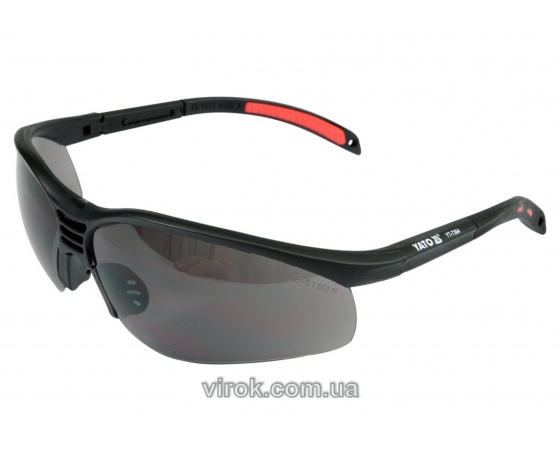 Фото 2 - Окуляри захисні YATO відкриті затемнені